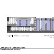 Kitchen and Dining, East Elevation