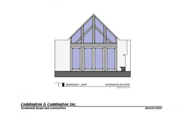 Bedroom 1, East Elevation